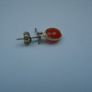 Sterling silver,Carnelian Earrings, New,Stud earrings Image 6