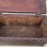 Old wooden box with brass fittings Image 5