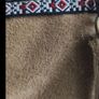 Authentic Italian Suede Crossbody Bag Genuine Leather Boho Style Image 5
