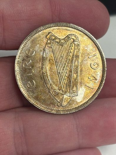 1941 Silver Halfcrown