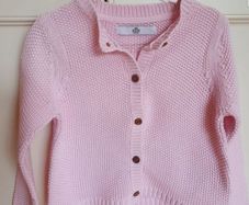 M&S Girls Light Pink Cardigan 2-3 Years