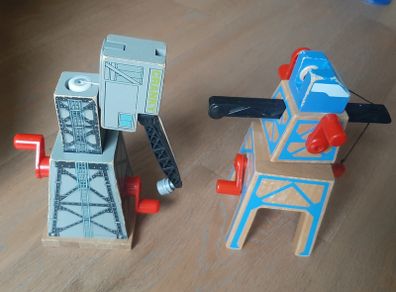 Brio type Magnetic Crane x 2