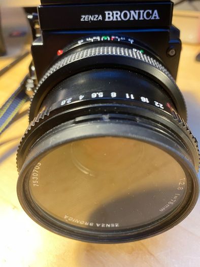 Bronica etrsi medium format camera