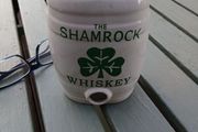 Shamrock Whiskey Ceramic Barrel