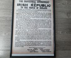 Irish Proclamation Framed