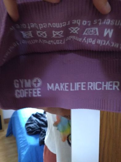 Gym + Coffee pink bra/ crop top