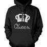 Matching Couple UNISEX Hoodies - King and Queen Couple Set Image 3