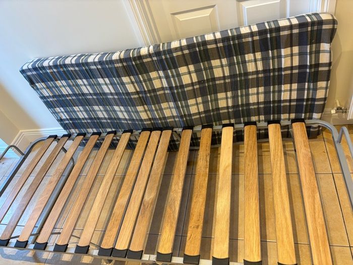 Folding Single Bed frame with mattress