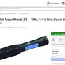 GEDORE 735 Click Torque Wrench, 2.5-12Nm, 1/4inch Image 2