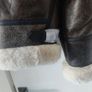 Schott NYC B-3 Aviator Bomber, High Quality Shearling Sheepskin Jacket, Size L Image 7
