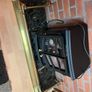 Vintage Brass Fireplace Fender Image 2