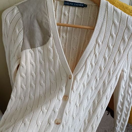 Ralph Lauren cream cardigan size S