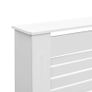 Radiator Covers 2 pcs White 172x19x81.5 cm MDF Image 4