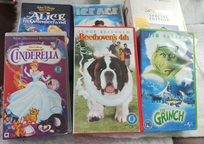 6 VHS Videos, sold separately (26234)