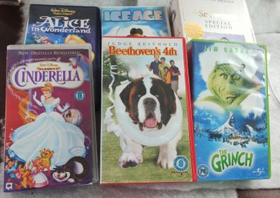 6 VHS Videos, sold separately (26234)