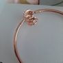 new genuine pandora Rose gold bangle Image 4