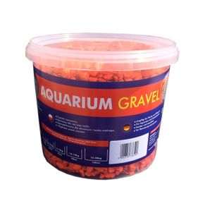 Aqua Nova NCG-5 Fluo Orange Coloured Gravel Bucket 5kg
