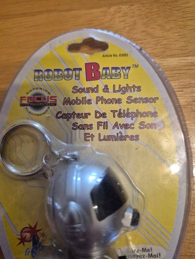 Vintage Robot Baby Dog Phone Sensor
