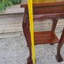 mahogany occasional table Image 6
