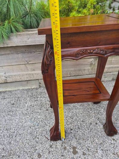 mahogany occasional table