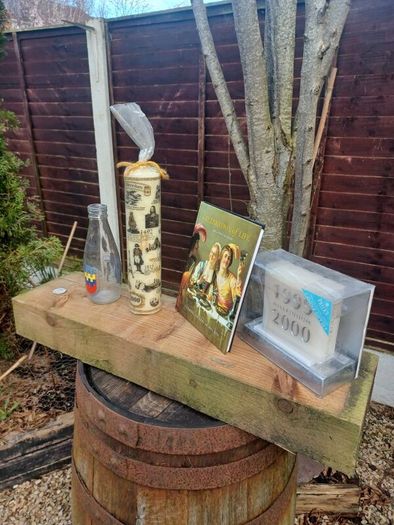 Millennium Candles, Coins,Bottles,Books,50p,