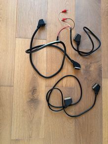 Cables, scarts x2, phone extensions