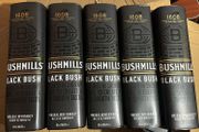 Bushmills Black Bush Irish whiskey tube  Jack Daniels whiskey box tube tin