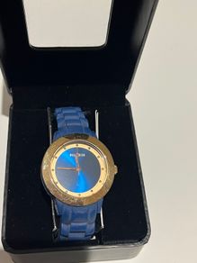 Pilgrim Blue Strap Watch