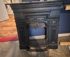 cast iron fire place