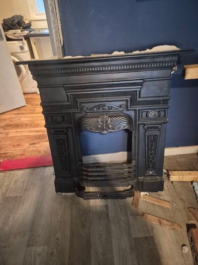 cast iron fire place