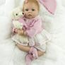 Realistic Reborn Doll 22inch 55cm Handmade Soft Silicone Vinyl Baby Reborn Dolls Girls Real Life Doll boys Girl Toy Birthday Xmas gift Reborn Babies (FREE POSTAGE) Image 3