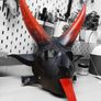 krampus leather mask Image 2