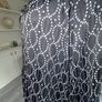 Black & White Long-Sleeved Chiffon Blouse from Dunne Stores Image 6