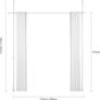 Floor to Ceiling Blackout Curtain with Metal Telescopic Poles Image 8