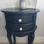 Navy Vintage Style Side Table Image 8