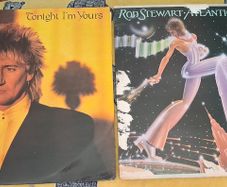 Rod Stewart x 2 vinyl LP. Tonight I'm Yours - Irish pressing.  PRICE FOR BOTH