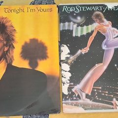 Rod Stewart x 2 vinyl LP. Tonight I'm Yours - Irish pressing.  PRICE FOR BOTH