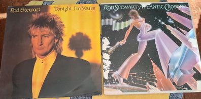 Rod Stewart x 2 vinyl LP. Tonight I'm Yours - Irish pressing.  PRICE FOR BOTH