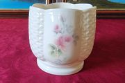 Vintage Donegal Parian China Rose Planter / Pot Made In Ireland