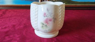 Vintage Donegal Parian China Rose Planter / Pot Made In Ireland