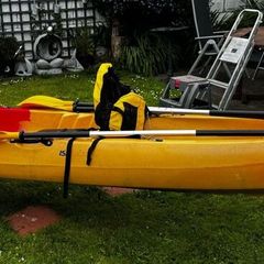 2 Person Sit on Kayak with Paddles and Accessories