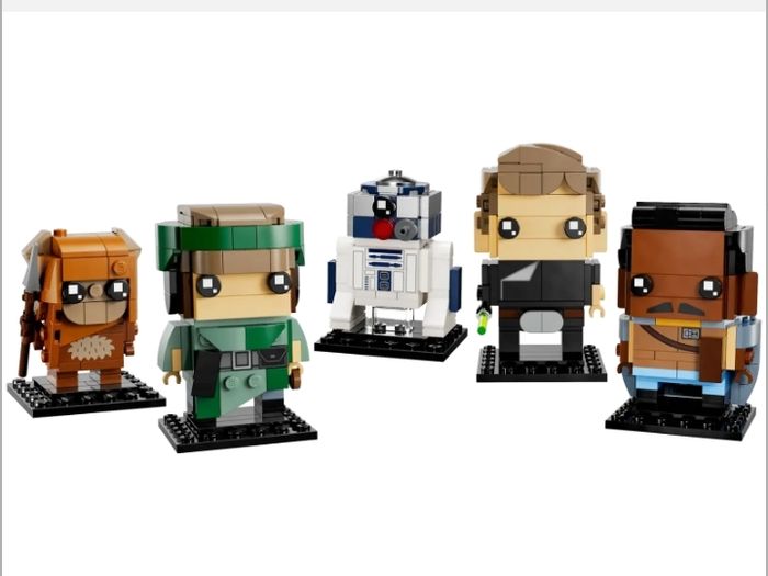Retired LEGO Star Wars Brickheadz 40623 Heroes of the Battle of Endor