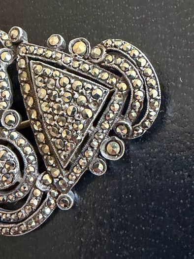 silver brooch