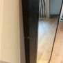 Black framed bevelled mirror Image 5