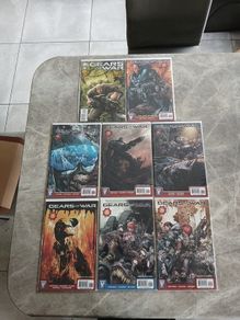 Gears of War run 8-14 +16, Rise of Raam 1-4 Ryan Brown Variant set.