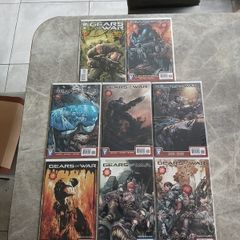 Gears of War run 8-14 +16, Rise of Raam 1-4 Ryan Brown Variant set.