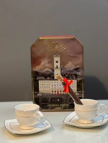 tea set gift set collection Wes Anderson style grand hotel