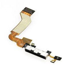 iPhone 4 Replacement Charging Dock Port Connector Flex Cable and Mic Black