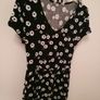 New Look Black Dress with White Flowers Image 5
