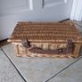 Small Suitcase Style Wicker Display Basket Image 5